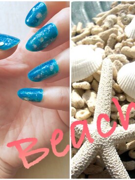 「アイテム（ハンドケア/ハンドクリーム、ブルー系）」を使った、hingeさん（レディース・161cm）の夏コーディネート