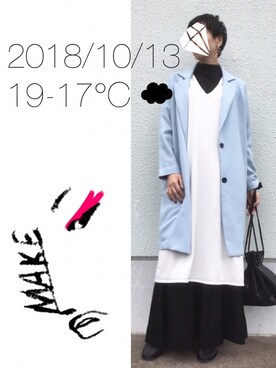 hingeさん（レディース・161cm）の秋コーディネート