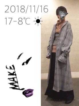 hingeさん（レディース・161cm）の秋コーディネート