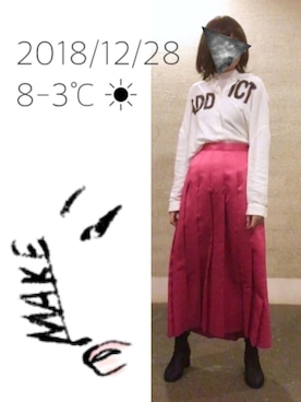 hingeさん（レディース・161cm）の冬コーディネート