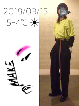 hingeさん（レディース・161cm）の春コーディネート