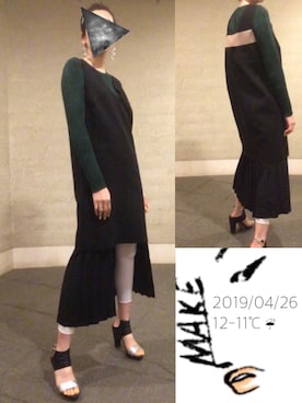 hingeさん（レディース・161cm）の春コーディネート