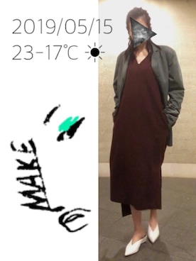 hingeさん（レディース・161cm）の春コーディネート