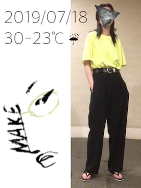 hingeさん（レディース・161cm）の夏コーディネート