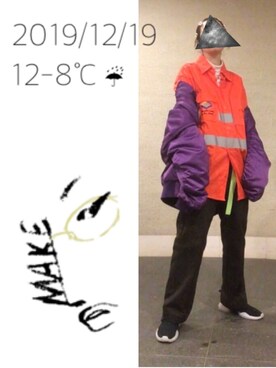 hingeさん（レディース・161cm）の冬コーディネート