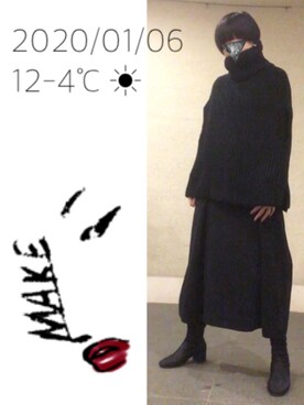 Yohji Yamamotoのつなぎ/オールインワンを使った人気ファッション ...