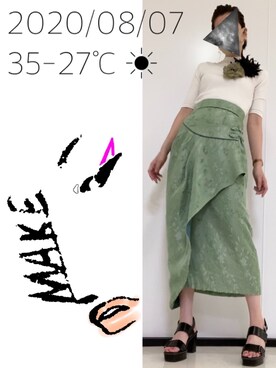 スロウフラワーJQスカートを使った人気ファッションコーディネート - WEAR