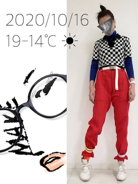 hingeさん（レディース・161cm）の秋コーディネート