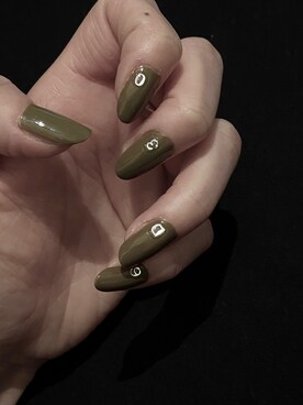 「アイテム（メイクアップ、グリーン系）」を使った、hingeさん（レディース・161cm）の冬コーディネート