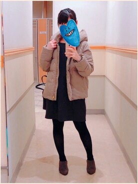 「アイテム（ブーティ）」を使った、くろたんさん（レディース・155cm・30代）の冬コーディネート