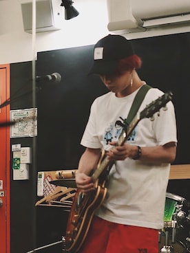 「FACTOTUM（ファクトタム）のアイテム（アクセサリー）」を使った、(((ゆうちょん)))さん（メンズ・163cm）の夏コーディネート