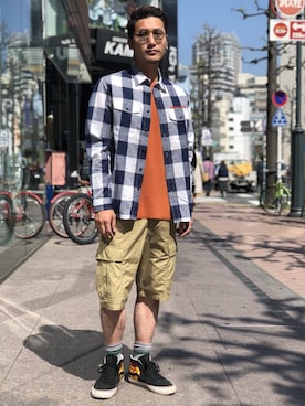 まさきよさん（メンズ・176cm）の春コーディネート