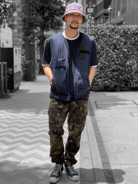 まさきよさん(メンズ・176cm)の夏コーディネート