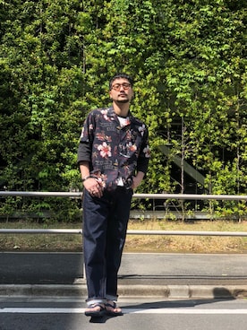 「schott（ショット）のアイテム（シューズ）」を使った、まさきよさん（メンズ・176cm）の春コーディネート