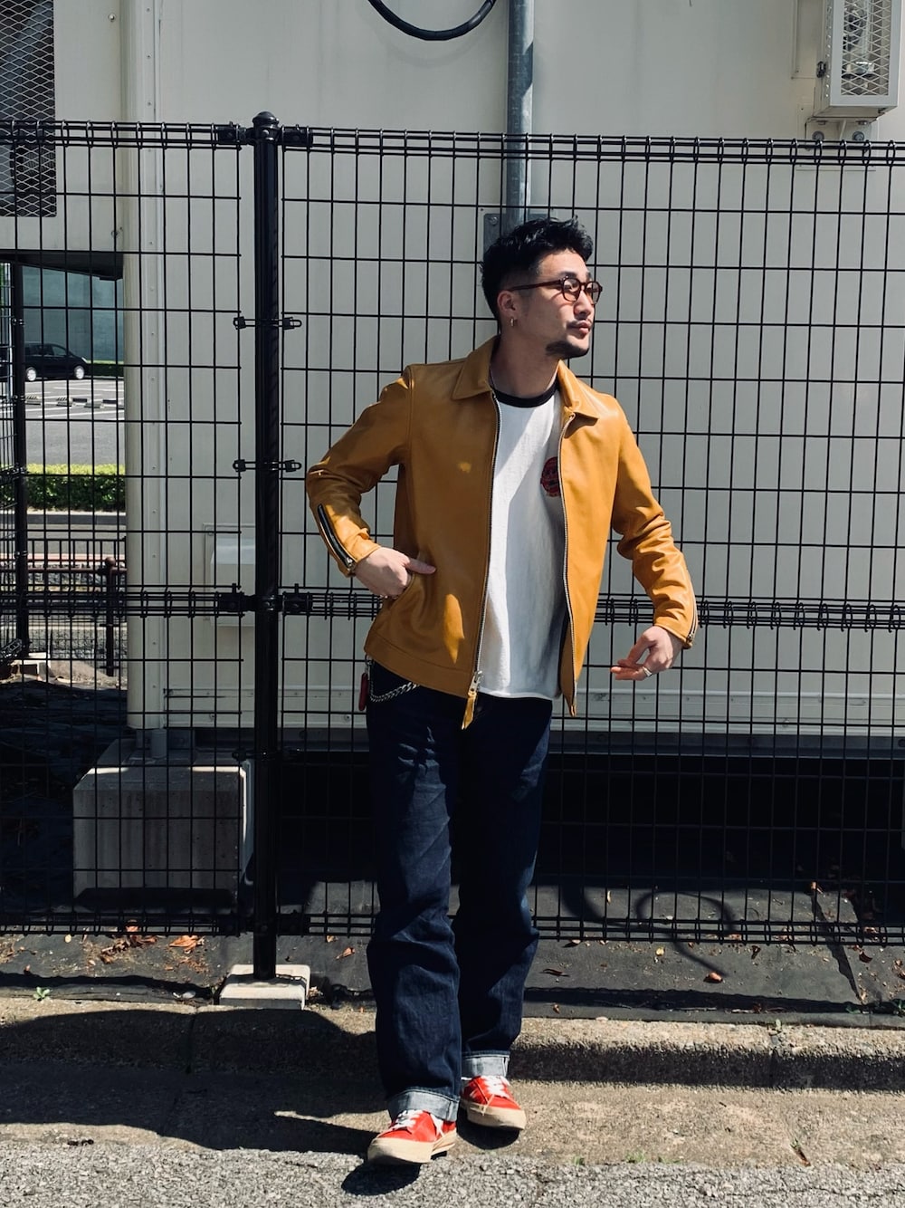 Schott イエローヌバックジャケット 42 Schott イエローヌバックジャケット 42 ショット(schott) 革ジャン