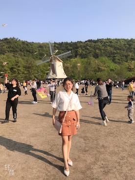 「平成最後のWEARISTAセンバツ」｜「アイテム（メッセンジャーバッグ）」を使った、stellavvさん（レディース・158cm）の春コーディネート