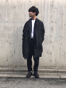 「TEATORA（テアトラ）のアイテム（その他アウター）」を使った、S.さん（メンズ・165cm）の春コーディネート