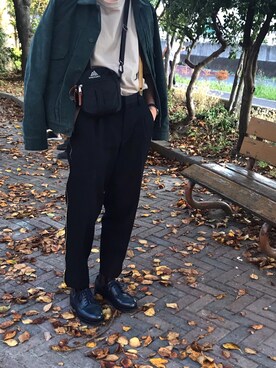 「Gregory」｜「アイテム（ブルゾン）」を使った、S.さん（メンズ・165cm）の秋コーディネート