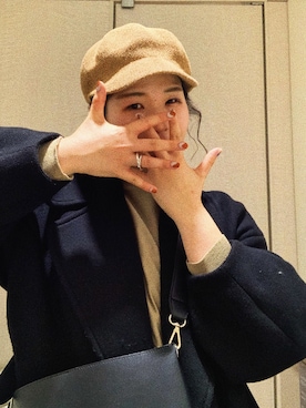 「ネイル」｜ちゃーきさん（レディース・162cm）の冬コーディネート