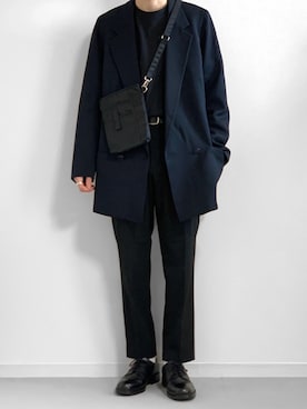 「GIANNI VERSACE（ジャンニヴェルサーチ）のアイテム」を使った、takakiさん（メンズ・165cm）の春コーディネート