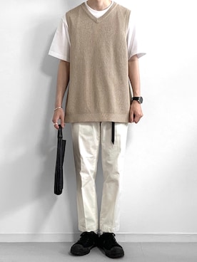 「TOAST（トースト）のアイテム」を使った、takakiさん（メンズ・165cm）の夏コーディネート