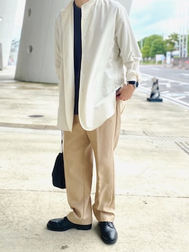 「KLEMAN（クレマン）のKLEMAN: 【PASTAN】プレーントゥシューズ（ドレスシューズ）」を使った、takakiさん（メンズ・165cm）の秋コーディネート