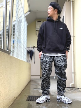 「チャイハネ（チャイハネ）のアイテム（ピアス（両耳用））」を使った、もっしーさん（メンズ・170cm）の春コーディネート