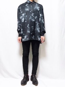 「Dr. Martens（ドクターマーチン）のDR.MARTENS / ドクターマーチン : WINGTIP BROGUE #（ドレスシューズ）」を使った、YOPPYさん（メンズ・162cm）の秋コーディネート