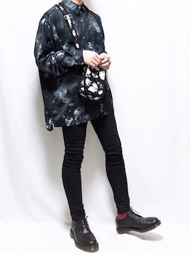 「Dr. Martens（ドクターマーチン）のDR.MARTENS / ドクターマーチン : WINGTIP BROGUE #（ドレスシューズ）」を使った、YOPPYさん（メンズ・162cm）の秋コーディネート