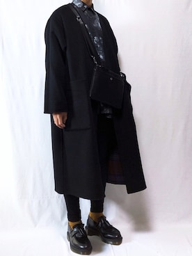 「HARE（ハレ）のアイテム（その他アウター、ブラウン系）」を使った、YOPPYさん（メンズ・162cm）の秋コーディネート