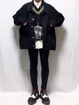 「アイテム（ボディバッグ/ウエストポーチ、シルバー系）」を使った、YOPPYさん（メンズ・162cm）の春コーディネート