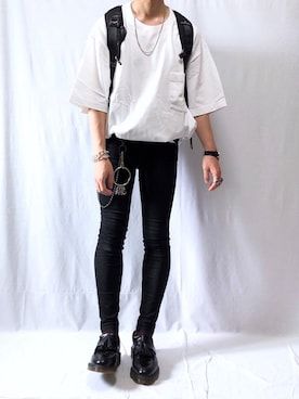 「HARE（ハレ）のアイテム（キーホルダー）」を使った、YOPPYさん（メンズ・162cm）の夏コーディネート