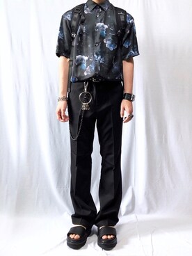 「JOHN LAWRENCE SULLIVAN（ジョンローレンスサリバン）のアイテム（腕時計）」を使った、YOPPYさん（メンズ・162cm）の夏コーディネート