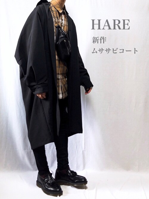 YOPPY使用「HARE（ドルマンBIGステンカラーコート(HARE)）」的時尚穿搭