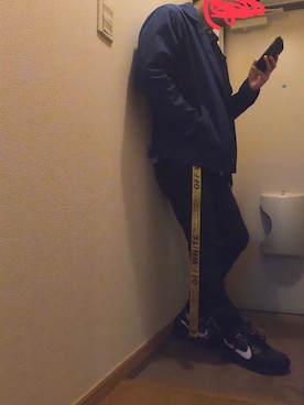 「オフホワイト」｜「アイテム（ブルゾン）」を使った、doc.Oさん（メンズ・173cm）の春コーディネート