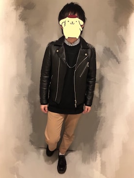 よこやまさん(メンズ・166cm)の冬コーディネート