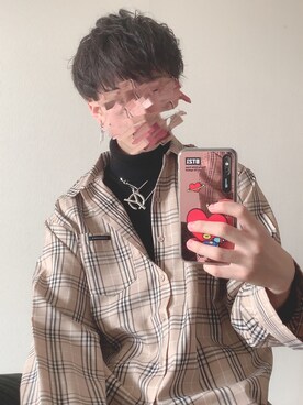 「ANDGEEBEE（アンジービー）のアイテム」を使った、せーやさん（メンズ・177cm）の春コーディネート