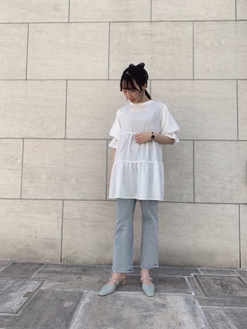 「w closet（ダブルクローゼット）のアイテム」を使った、まみさん（メンズ・164cm）の春コーディネート