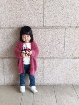shoutarou⑨hinako②さん（キッズ・90cm）の冬コーディネート