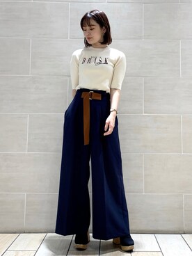 「REDYAZEL（レディアゼル）のアイテム（パンツ）」を使った、HARUNAさん（レディース・157cm）の秋コーディネート