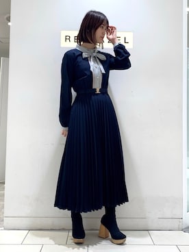 「REDYAZEL（レディアゼル）のアイテム」を使った、HARUNAさん（レディース・157cm）の秋コーディネート