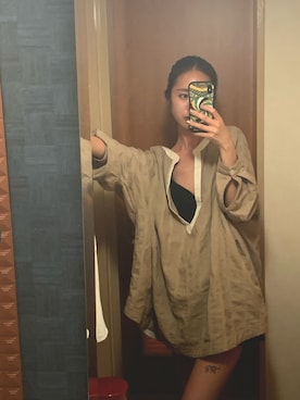 「水着」｜「アイテム（ワンピース/ドレス）」を使った、Chihiroさん（レディース・164cm）の秋コーディネート