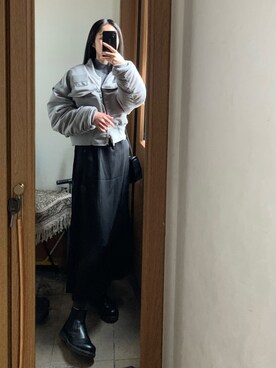 ブーツを使った 黒ワンピ の人気ファッションコーディネート Wear