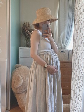 妊婦コーデ の人気ファッションコーディネート 季節 6月 8月 Wear
