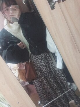 王大野さん(レディース・160cm)の冬コーディネート