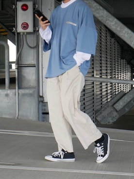 空白テトさん（メンズ・163cm）の秋コーディネート