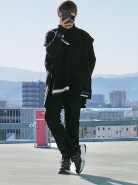 空白テトさん（メンズ・160cm）の冬コーディネート