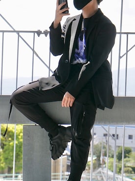 「ACT（アクト）のアイテム（パンツ）」を使った、空白テトさん（メンズ・160cm）の春コーディネート