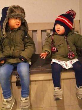 koさん（キッズ・90cm）の冬コーディネート