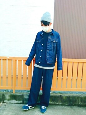 「ニットキャップ」｜てんてんさん（メンズ・182cm・10代）の冬コーディネート